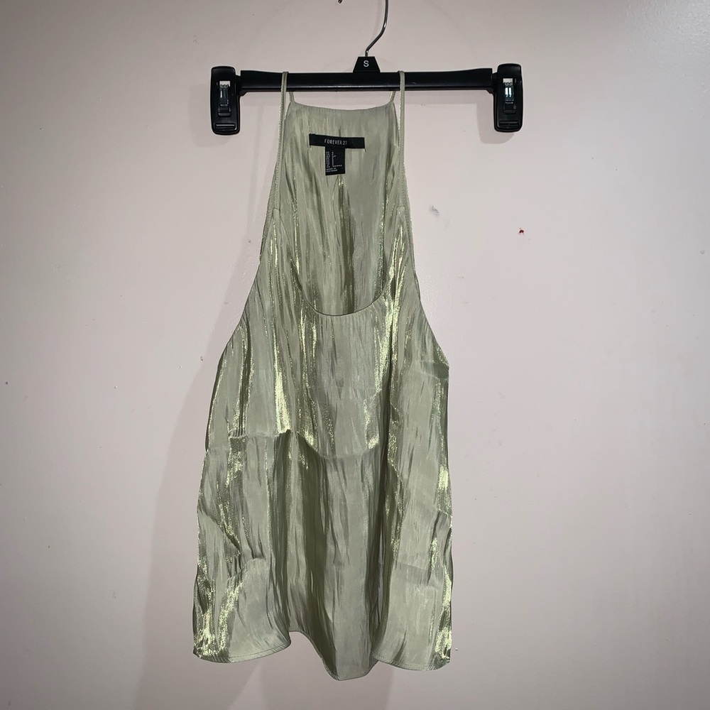 Green tank top